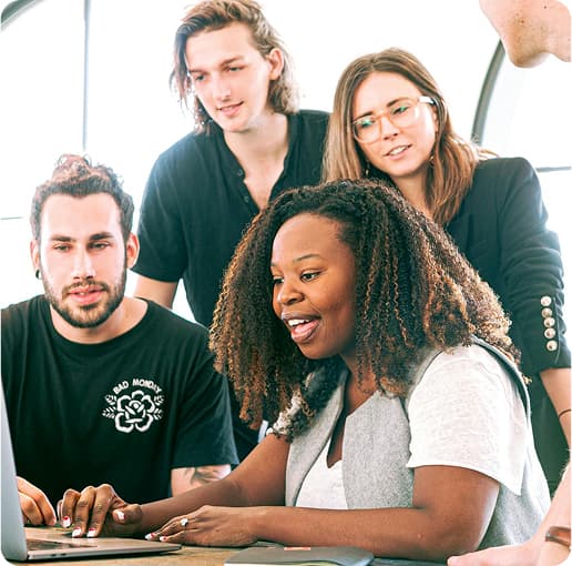 Digital community working together